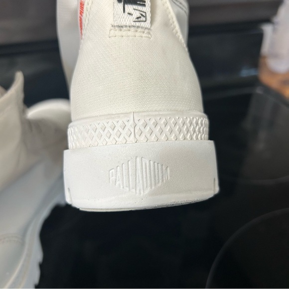 White Palladium High-Top Sneakers - Picture 8 of 11